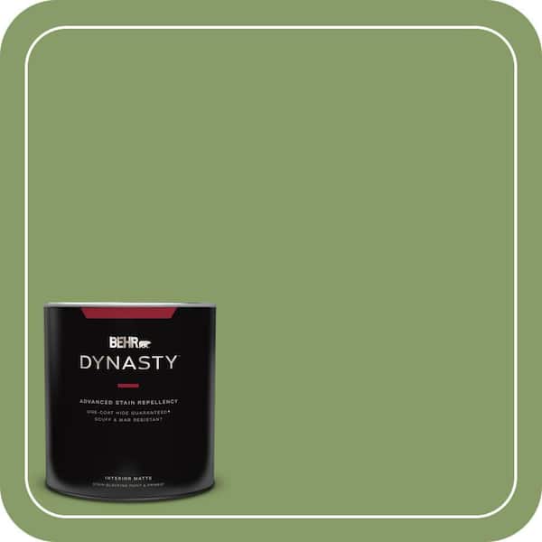 BEHR DYNASTY 1 qt. #M370-5 Agave Plant Matte Interior Stain-Blocking Paint and Primer