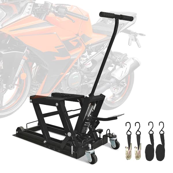 Flynama Hydraulic Motorcycle Lift Jack, 1500 LBS Capacity, ATV