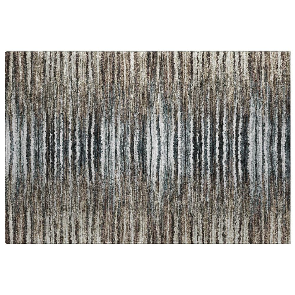 Dream Shag Premium Machine Washable Abstract ADS604 Brown 3 ft. x 4 ft. Area Rug price history on PriceWatchPro