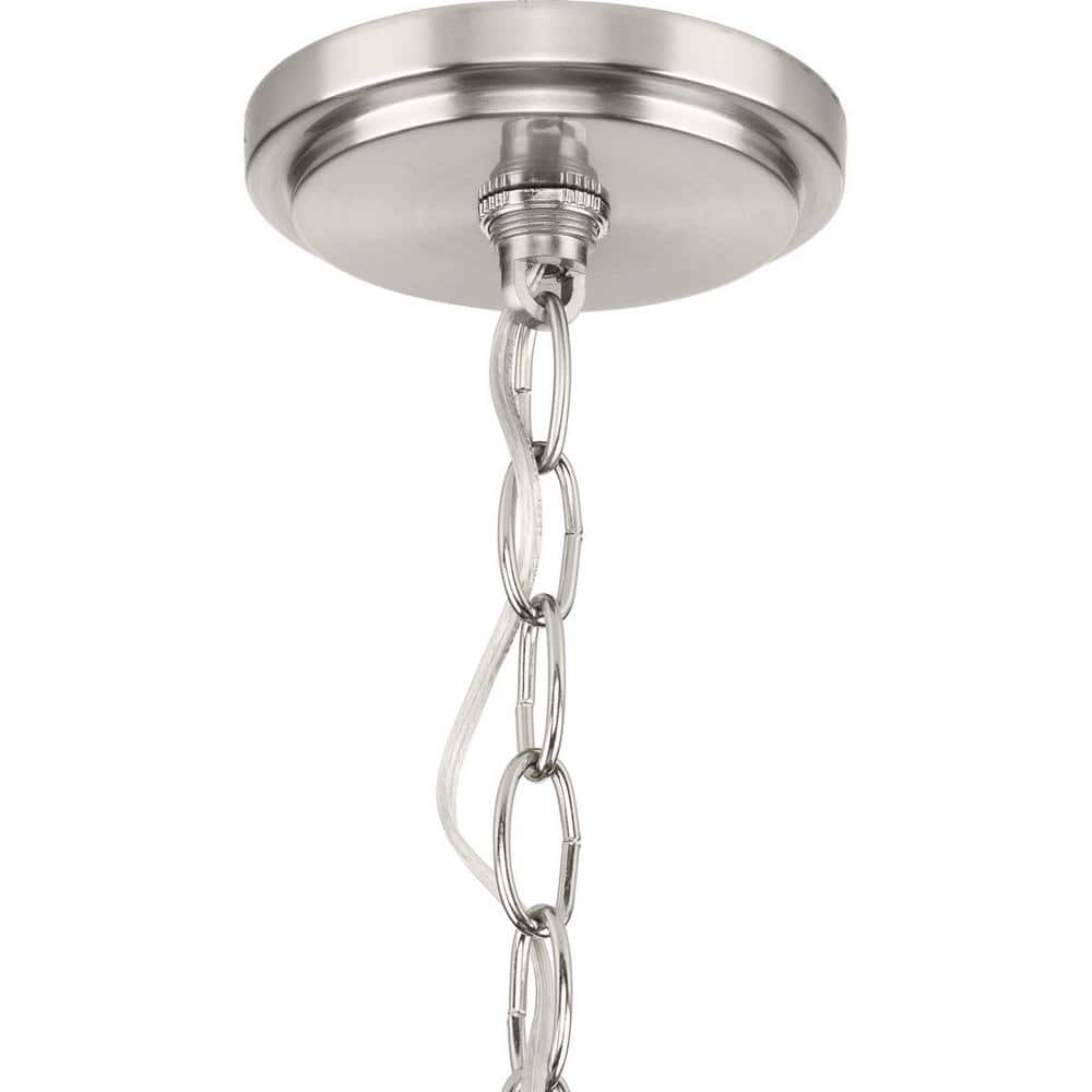 Gilliam 35.5" Brushed Nickel 15-Light Circular Chandelier