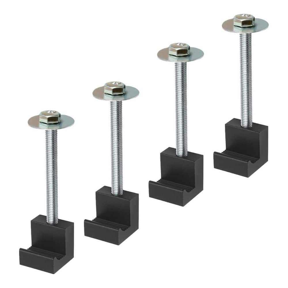 4-Piece Aluminum Truck Tool Box Mounting Kit with J Hook Crossover Tie Downs, Universal Pickup Accessories price history on PriceWatchPro