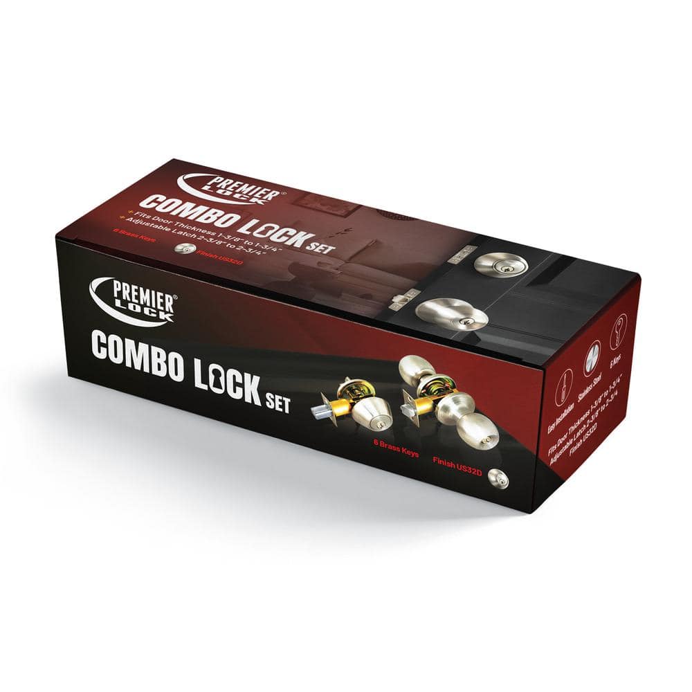 Matte Black Complete Entry Knob Set with Single Cylinder Deadbolt