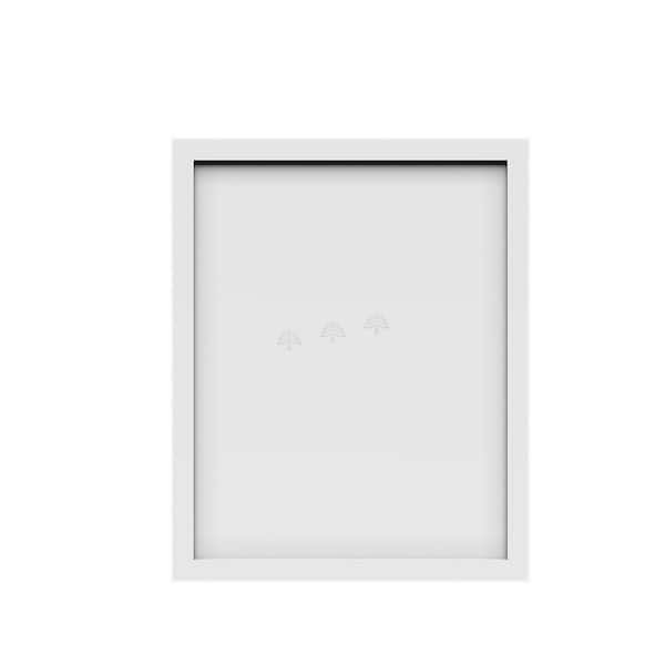 LIFEART CABINETRY Slim Shaker 12 in. W x 12 in. H x 0.75 in. D Decor Door in White
