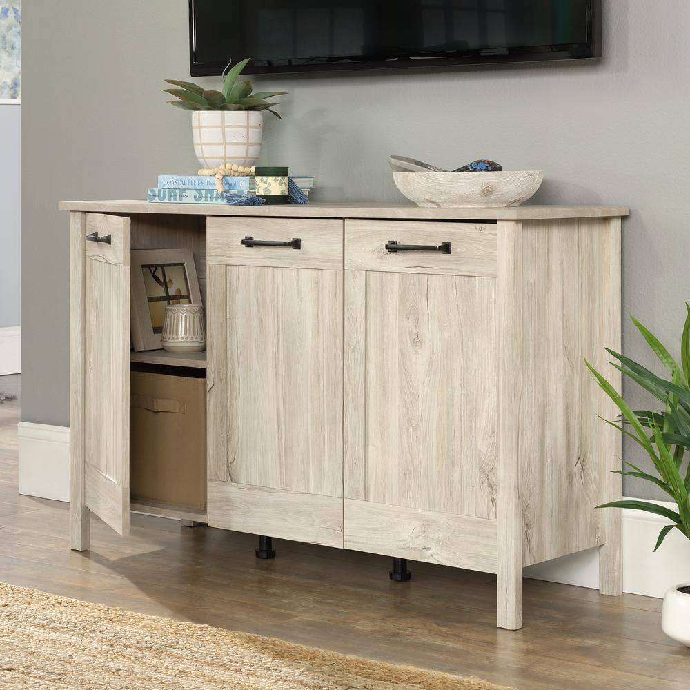 Chalk Oak 48" Adjustable Shelving Office Storage Cabinet
