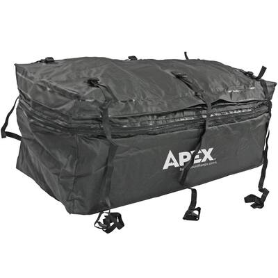 48 in. Waterproof Hitch Cargo Carrier Rack Bag with Expandable Height