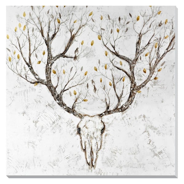 1 Piece Unframed Animal Art Print 40 in. x 40 in.