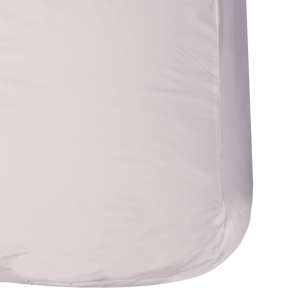 Twin White Hypoallergenic Waterproof Zippered Mattress Protector