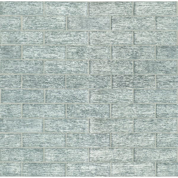 MSI Chilcott Bright Subway 11.81 in. x 11.81 in. x 8mm Textured Glass Mesh-Mounted Mosaic Tile (9.7 sq. ft. / case)