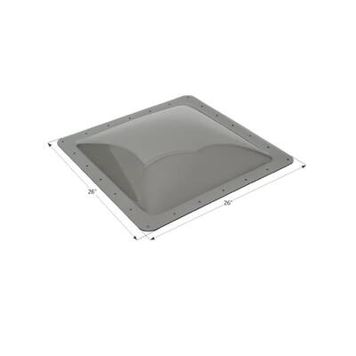 Standard RV Skylight, Outer Dimension: 26 in. x 26 in.