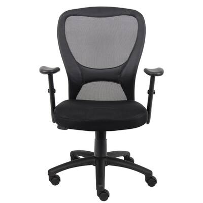 Black Modern Styled Mesh Desk Chair