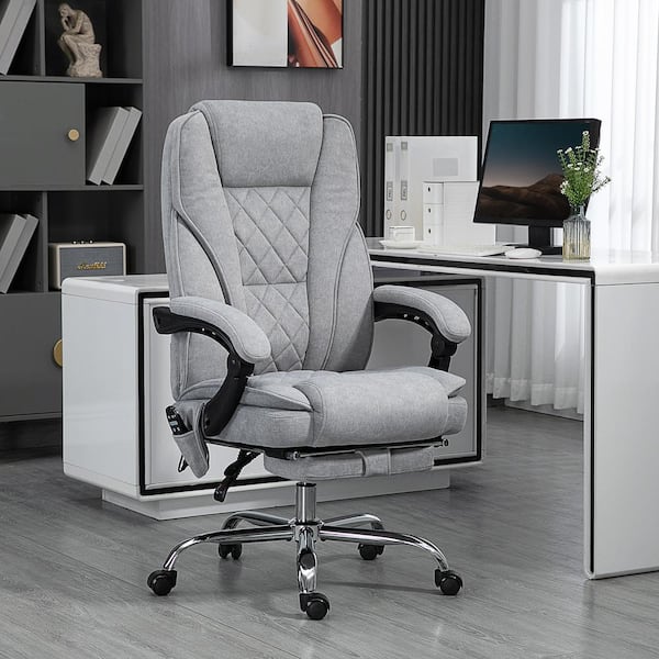 Grey massage office chair discount
