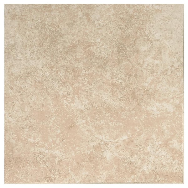 TrafficMaster Prove Beige 4 in. x 4 in. Glazed Ceramic Floor and Wall Tile Sample