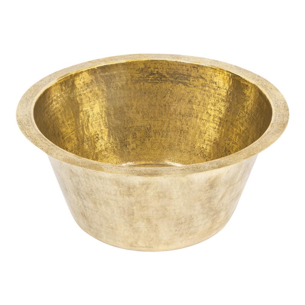 Terra Firma 16'' Polished Brass Round Single Bowl Bar Sink