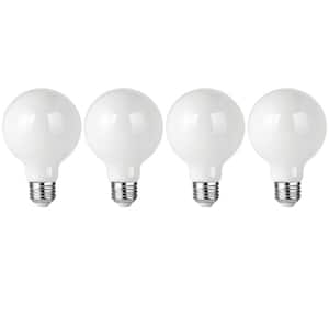 60-Watt Equivalent Dimmable LED Edison Bulbs 700 Lumens, G25 LED Filament Light Bulbs E26 Base, 5000K Daylight (4-Pack)
