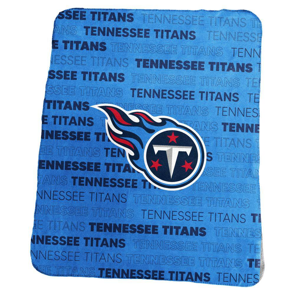 logobrands Tennessee Titans Oatmeal Frosty Fleece Throw 631-25F-1 - The  Home Depot