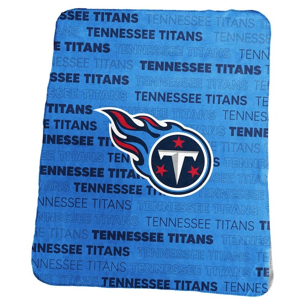 logobrands Tennessee Titans Multi-Colored Classic Fleece Throw