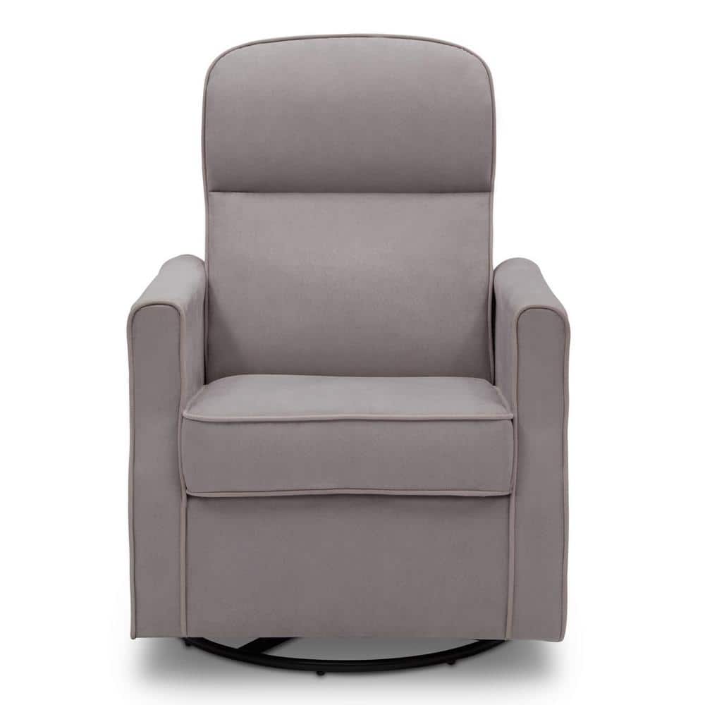 Delta Children Dove Grey Clair Glider Swivel Rocker Chair -  517210-034