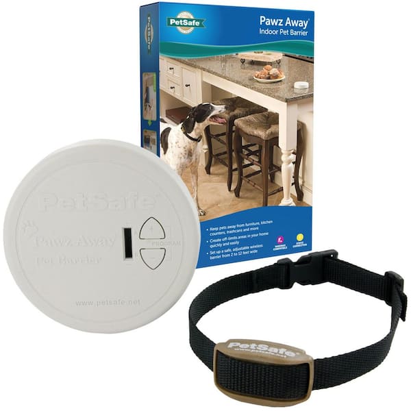 Pawz Away Indoor Wireless Pet Barrier, Electric Training System for Dogs and Cats with Receiver Collar