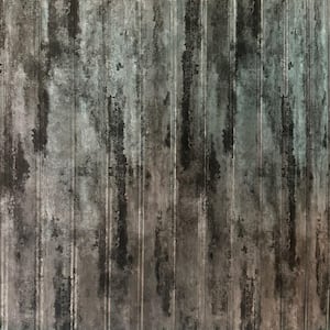 Beadboard Abstract Silver 4 ft. x 8 ft. Faux Tin Glue Up Wainscoting Panels - (5-Pack) (160 sq. ft./case)