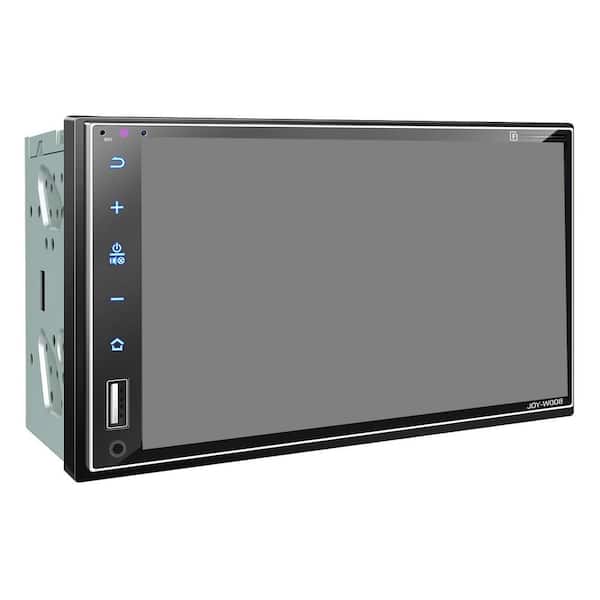 Wireless Double Din Car Stereo with CarPlay and Android Auto Bluetooth HD Touchscreen Radio Receiver Backup Camera