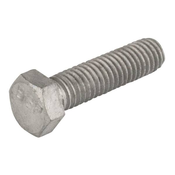 Everbilt 1/4 in. x 2-1/2 in. Galvanized Hex Bolt (15-Pack)