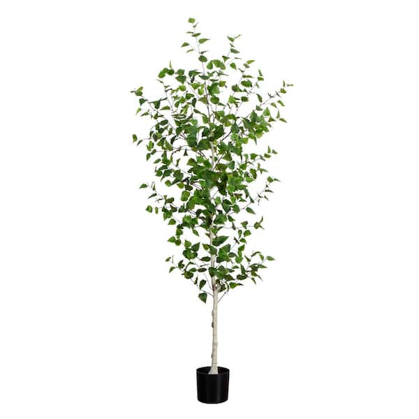 Nearly Natural 7 ft. Artificial Birch Tree