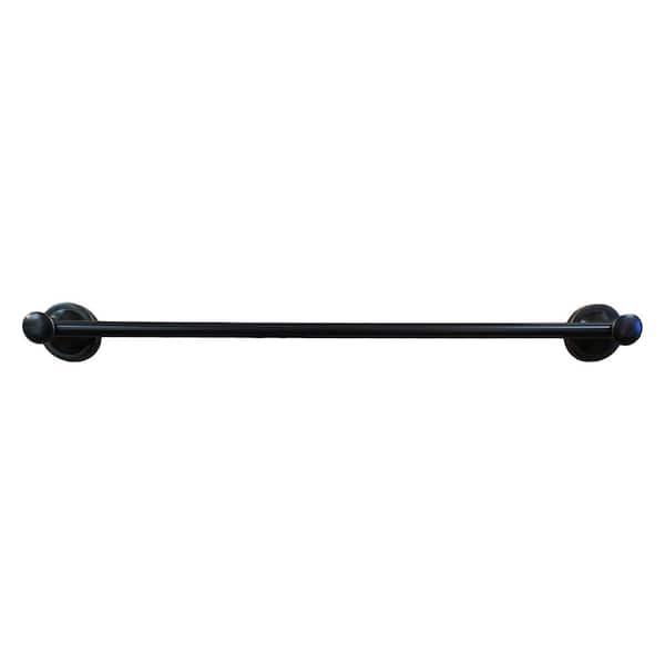London 24 in. Wall Mounted Single Towel Bar Bath Hardware Accessory in Oil Rubbed Bronze