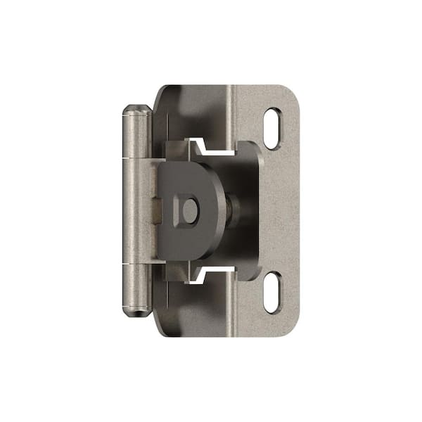 5 Pairs Overlay Cabinet Hinges Semi-concealed Cupboard Hinges Face