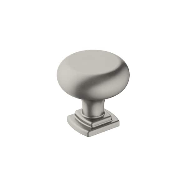 Amerock Surpass 1-1/4 in. (32mm) Classic Satin Nickel Round Cabinet Knob