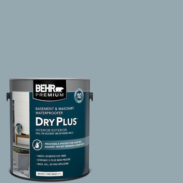 BEHR PREMIUM 1 gal. #DMW-27 Seacliff Flat Interior/Exterior Dry Plus Basement & Masonry Waterproofer