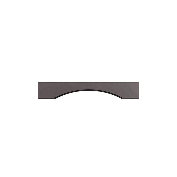 Kunal Kitchens Jamestown Recessed 48 in. W x 6 in. H x 0.75 in. D in Espresso Arched Valance in Assembled Wall Cabinet