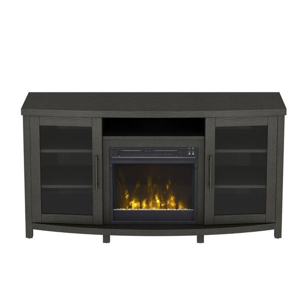 Classic Flame Rossville 54 in. Media Console Electric Fireplace in Tifton Oak Gray