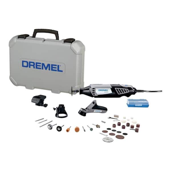 Dremel 4000 Series 1.6 Amp Variable Speed Corded Rotary Tool Kit with 34 Accessories, 3 Attachments  and Carrying Case