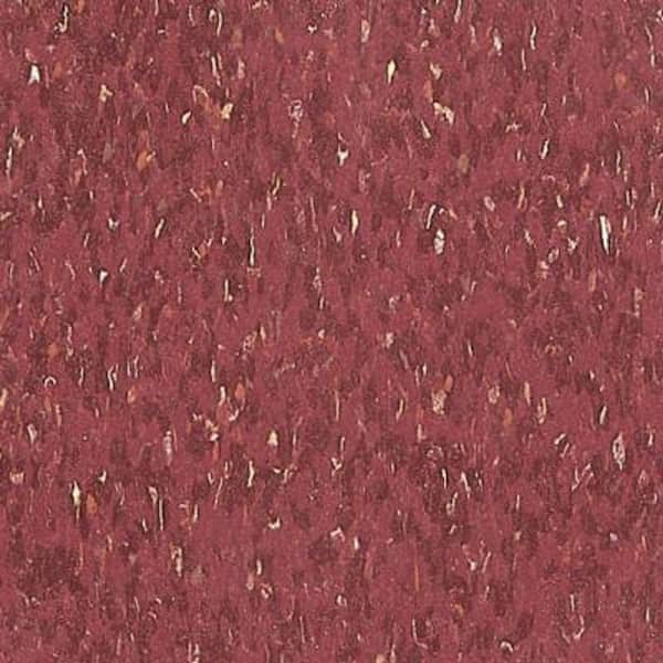 Armstrong Take Home Sample - Multi Jester Red Excelon Vinyl Tile - 6 in. x 6 in.