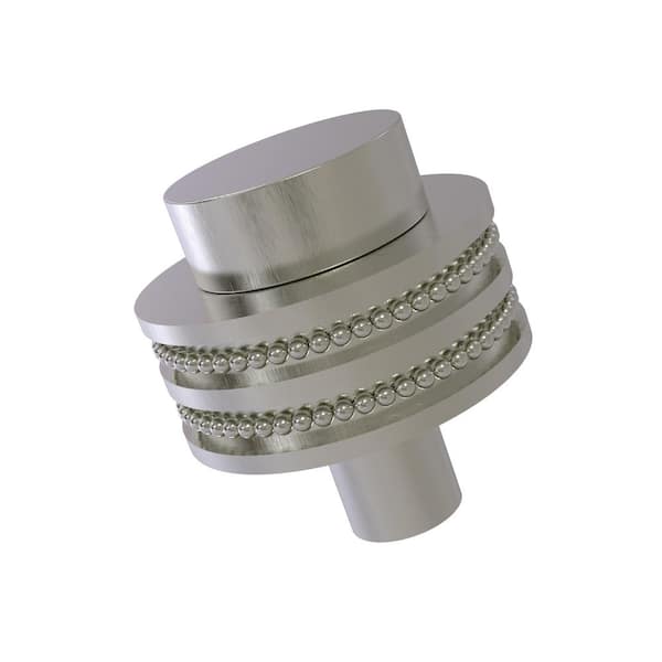 1-1/2 in. Cabinet Knob in Satin Nickel