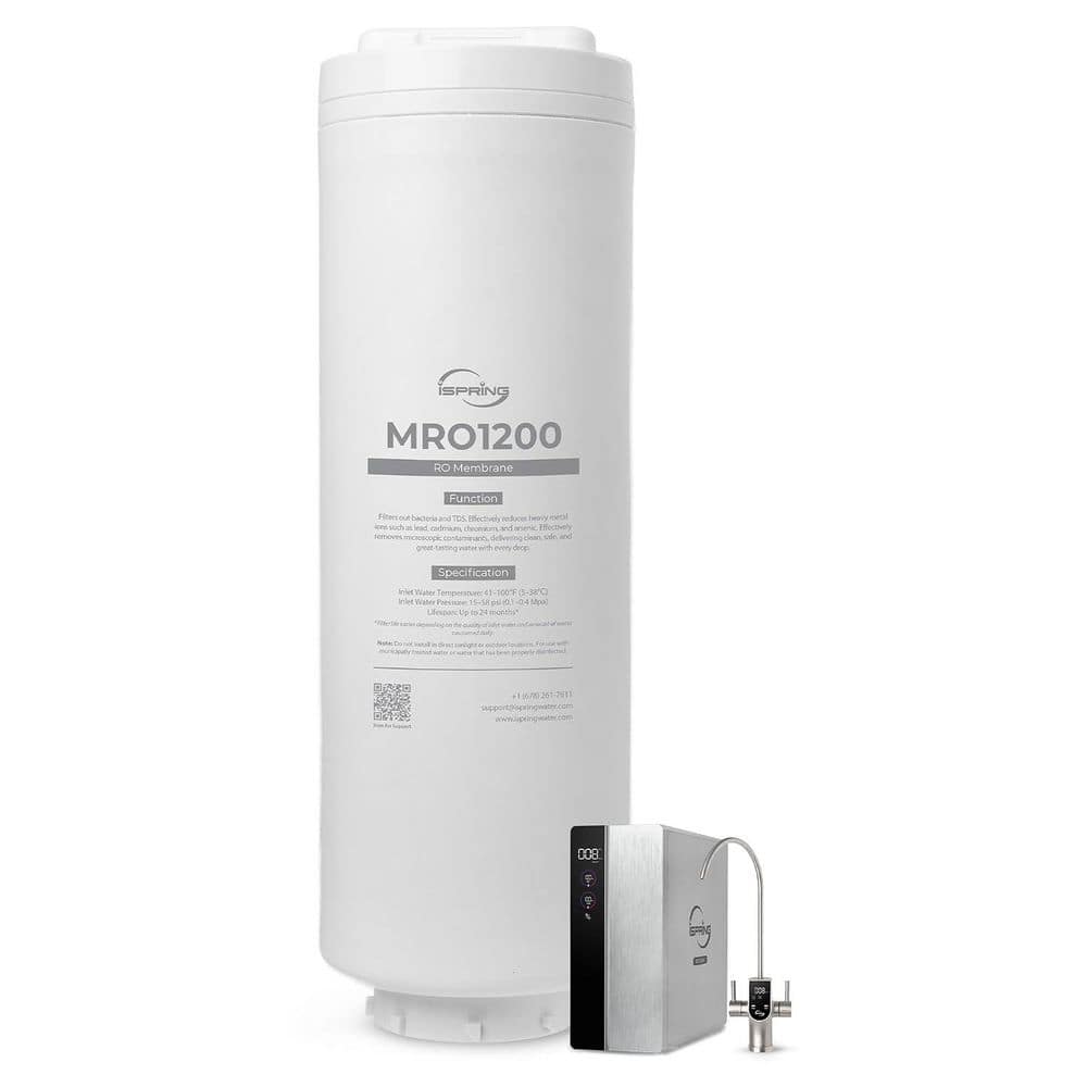 RO Membrane Replacement Filter for RO1200 & RO1200AK RO Systems, 0.0001 μm RO Membrane, Reduces TDS PFAS Heavy Metals price history on PriceWatchPro