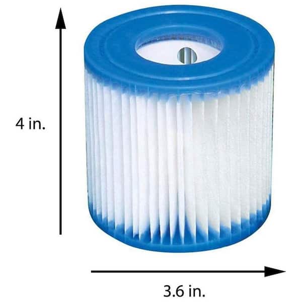 3.6 in. Type H Easy Set Filter Cartridge Replacement for Swimming Pools (8-Pack)