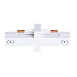 Trac-Lites White Miniature Straight Connector
