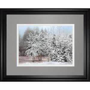 "Frosty Morning" By Mike Jone Framed Print Nature Wall Art 34 in. x 40 in.