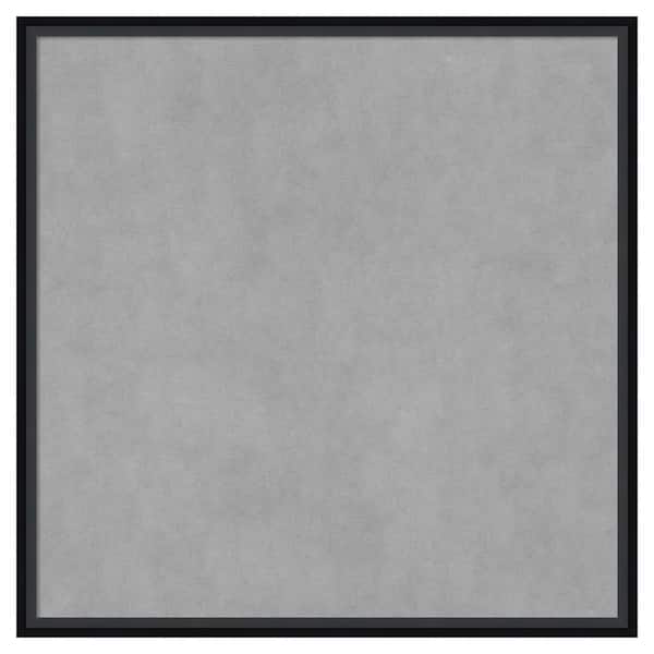 Amanti Art Lucie Black 25 in. x 25 in Framed Magnetic Board
