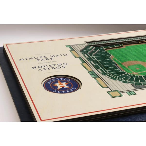 Houston Astros—Minute Maid Park 25-Layer StadiumViews 3D Wall Art