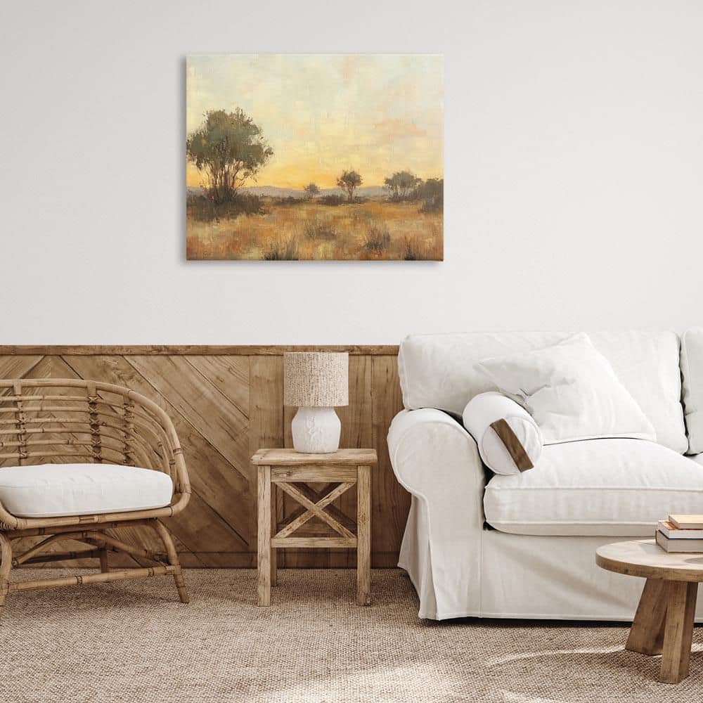 Honey Hued Horizon by Petal Prints Design Unframed Nature Graphic Art Print 30 in. x 40 in. price history on PriceWatchPro