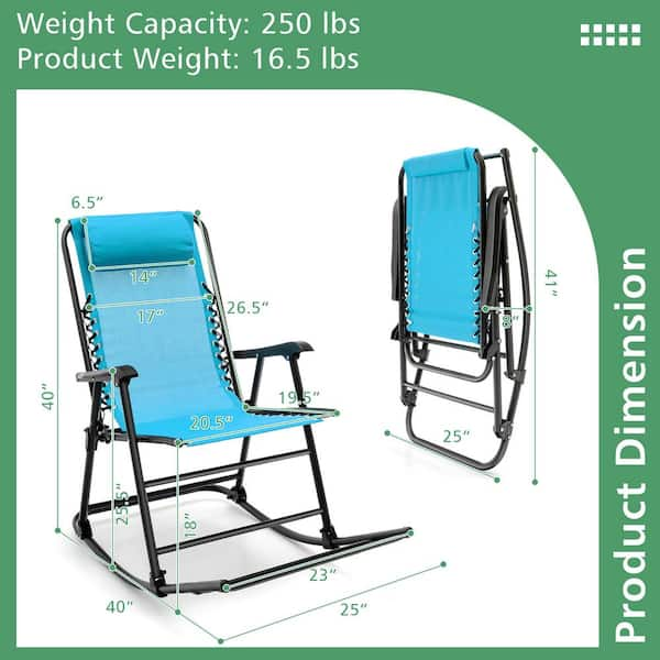 Gardenline folding rocker hot sale