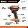 18V Brushless Cordless 2-Tool Combo Kit with Hammer Drill, Impact Driver, (2) Batteries, Charger, and Bag