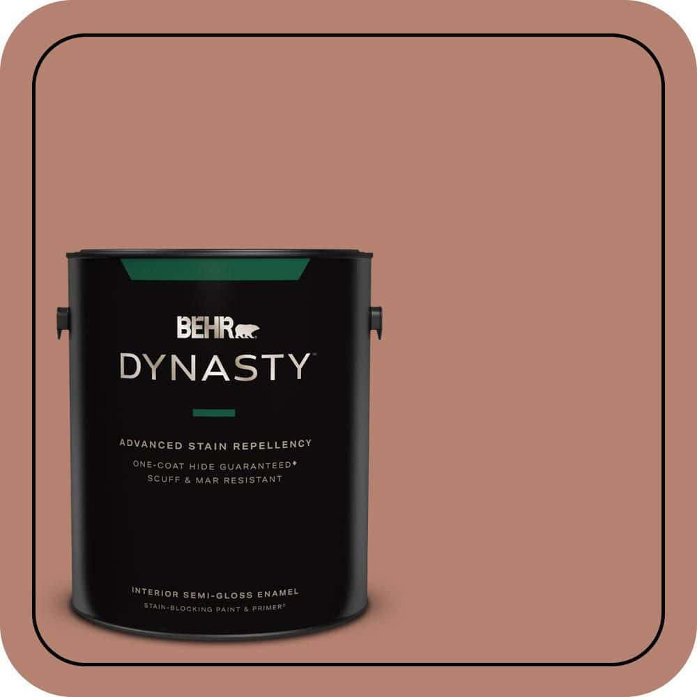 1 gal. #S180-5 Auburn Glaze One-Coat Hide Semi-Gloss Enamel Interior Stain-Blocking Paint & Primer price history on PriceWatchPro