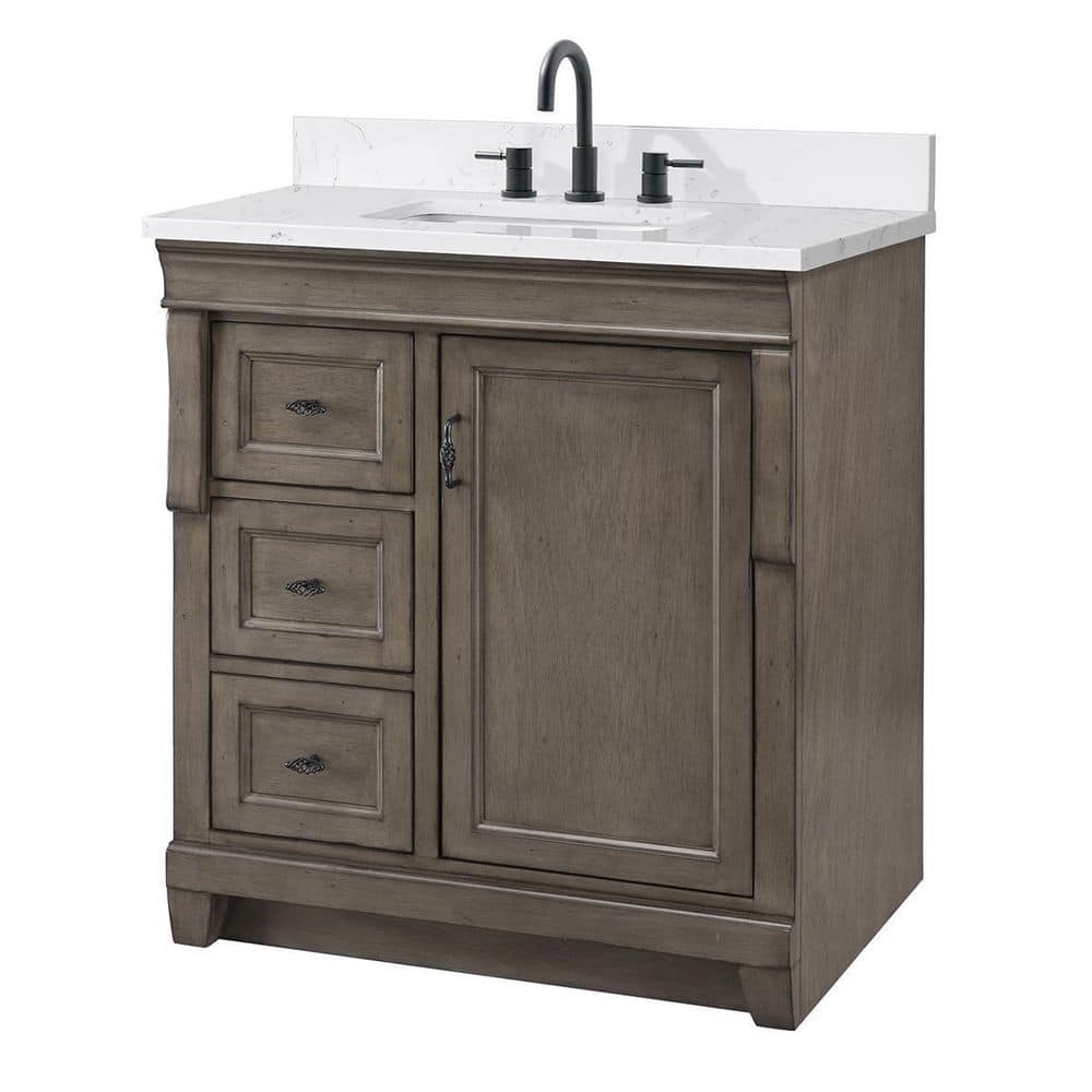 Reviews for Home Decorators Collection Naples 31 in. Single Sink ...