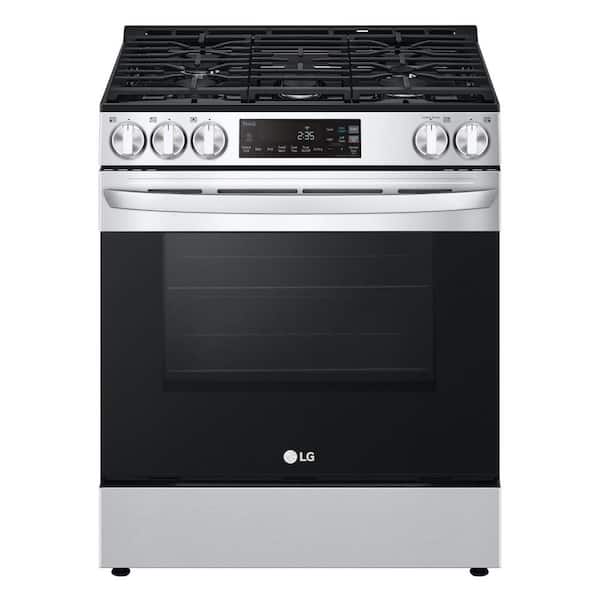 LG 30 in. Slide-In Gas Range with 5-Elements in Stainless Steel