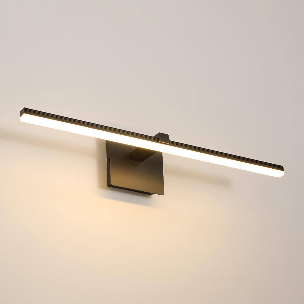 Nimbus 1-Light 23.6 in.W Matte Black Linear LED Vanity Light with 3CCT for Bathroom and Hallway price history on PriceWatchPro