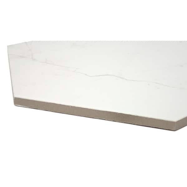 Sterlina White 8 in. x 10 in. Matte Porcelain (7.38 sq. ft. /Case)
