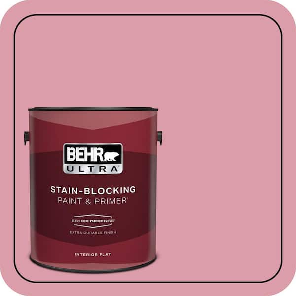 BEHR ULTRA 1 gal. #110C-3 Glamour Extra Durable Flat Interior Paint & Primer